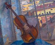 Kuzma Sergeevich Petrov-Vodkin A Violin USA oil painting artist